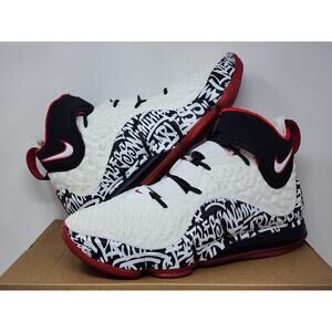 Nike LeBron 17 GRAFFITI CT6047-100 Size 11 WORN